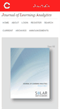 Mobile Screenshot of learning-analytics.info